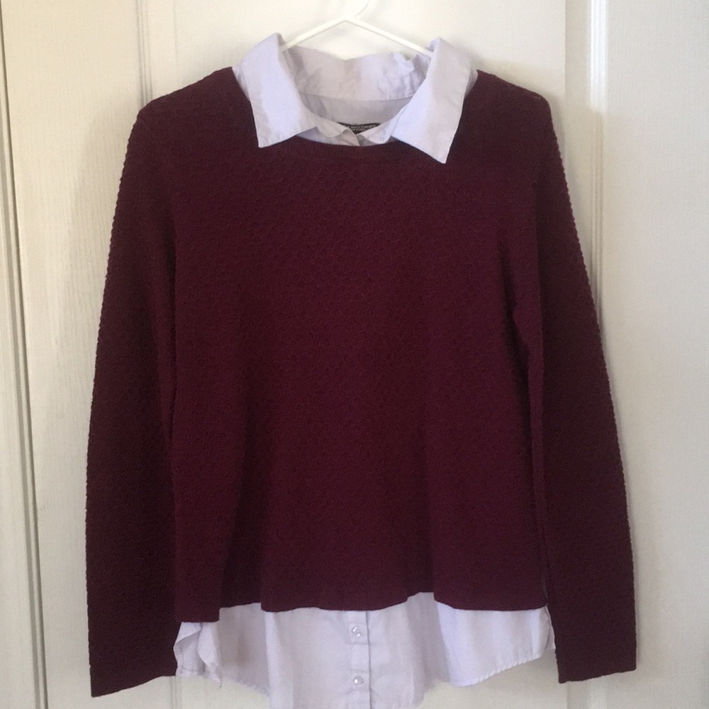 Fall 🍁 top- Burgundy by Linda Matthews